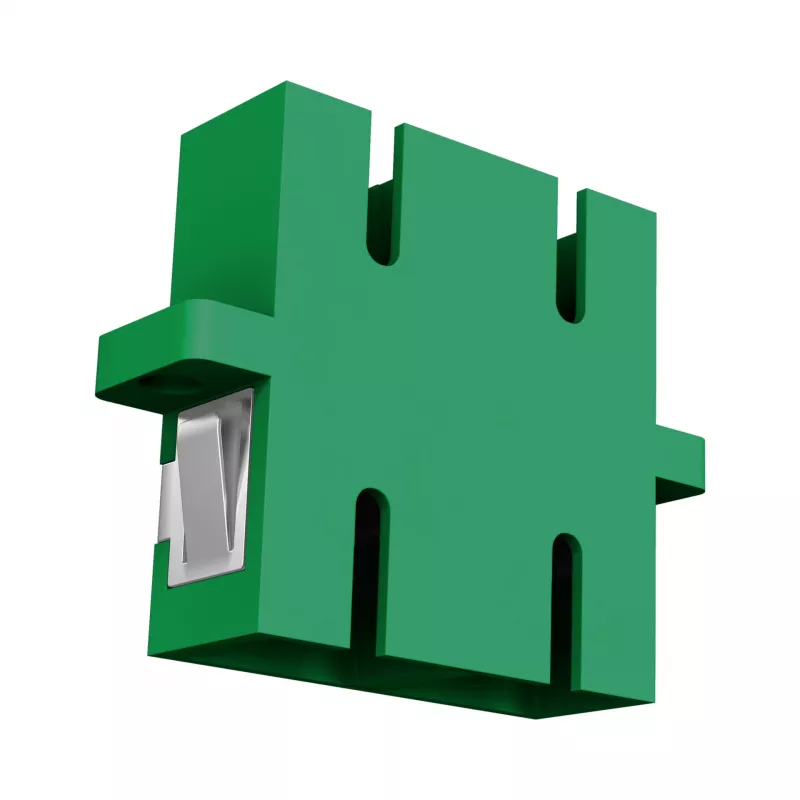 EFB Elektronik SC/APC Simplex Coupler, Single-mode, Green