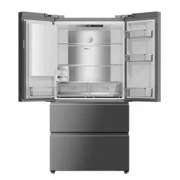 DREAME DRF560WMXEEUP French Door šaldytuvas-šaldiklis, 561 L, Platinum Inox, Wi-Fi, No Frost