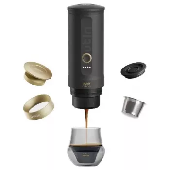 OutIn Nano x Kruve Portable Espresso Maker Gift Set Black/Gold