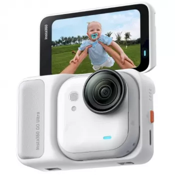 Insta360 GO Ultra Creator Bundle veiksmo kamera 4K balta