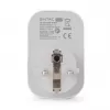 ENTAC Smart WiFi Plug 1x Schuko su 2x USB-A ir 1x USB-C, Baltas