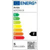 Avide LED lemputė White Filament Mini Globe 4,5W E27 Šilta balta 2700K