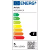 Avide LED Filament Mini Globe lemputė 4,5W E14 šilta balta 2700K