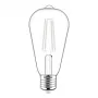 Avide LED lemputė White Filament ST64 8,5W E27 Šilta balta 2700K