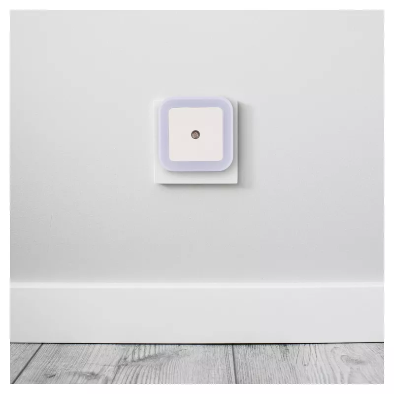 ENTAC Night Light 0,5W Square Cool White with Dusk Sensor