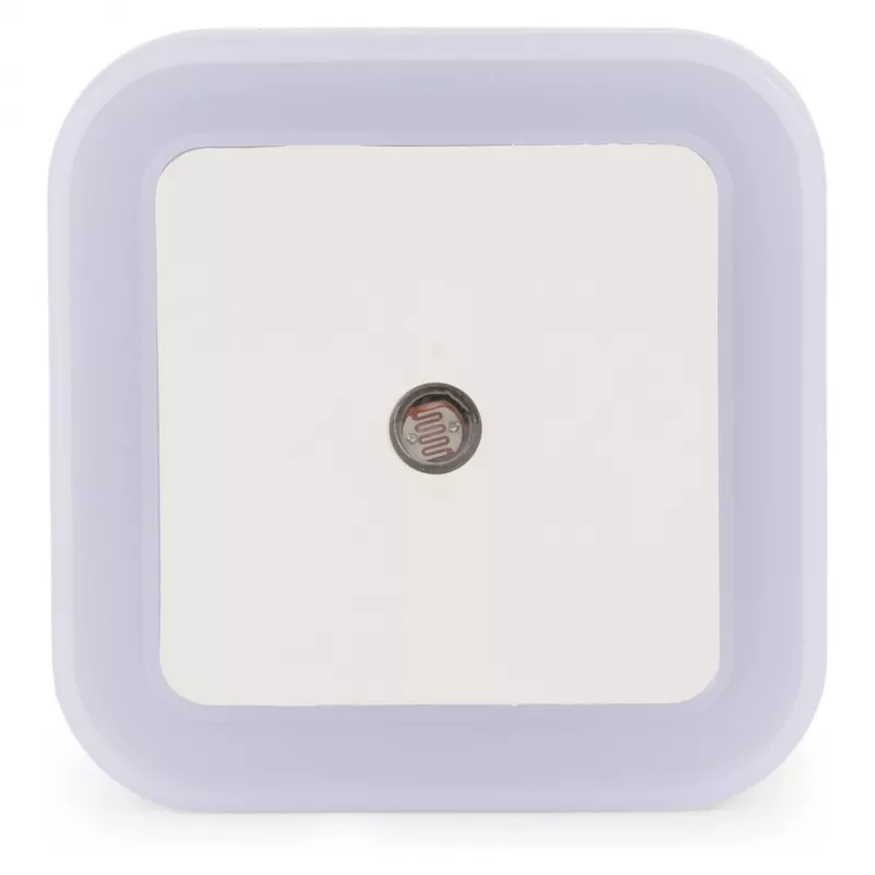 ENTAC Night Light 0,5W Square Cool White with Dusk Sensor