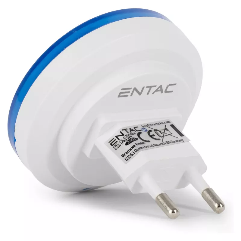 ENTAC Night Light 0,5W Circular Cool White Blue Twilight Sensor