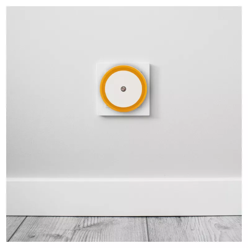 ENTAC Night Light 0,5W Round Warm White Orange Dusk-to-Dawn Sensor