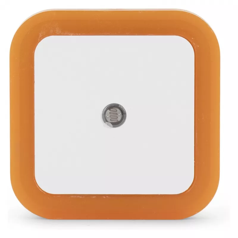 ENTAC Night Light 0,5W Square Warm White Orange Dusk Sensor