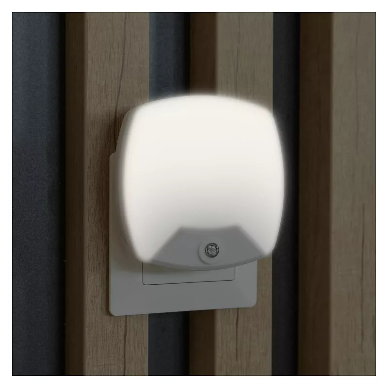 ENTAC Night Light 0,5W Square Warm White with Dusk-to-Dawn Sensor