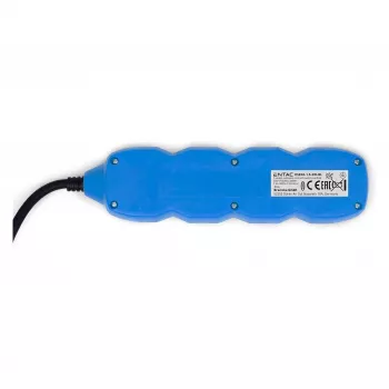 ENTAC Power Strip 3-Way 1.5m Switch Blue
