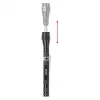 ENTAC EFL-1W-FLEX-ALU 1W LED žibintuvėlis su teleskopiniu kakleliu, aliuminis, juodas