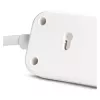 ENTAC Power Strip 4-Way with 1x USB-A & 1x USB-C, 1,5m White