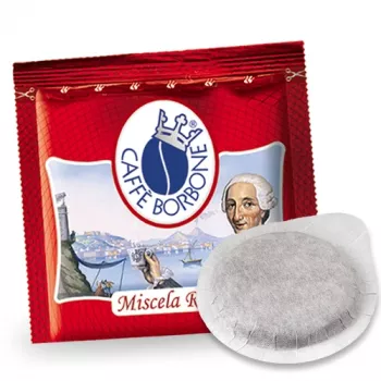 Caffè Borbone Miscela Rossa 44mm ESE Coffee Pods 50-Pack 7.2g Each