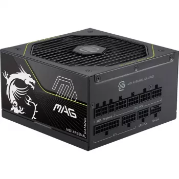 MSI MAG A1000PLS PCIE5 1000W 80 PLUS Gold Fully Modular ATX 3.0 maitinimo blokas