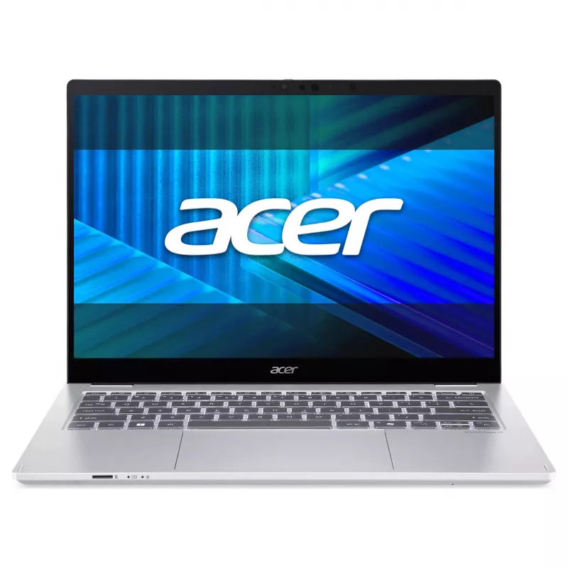 Acer TravelMate P4 Spin 14 AI TMP414RN-56-TCO 2-in-1 nešiojamas kompiuteris - 14 inch IPS jutiklinis ekranas - Intel Core Ultra 5 325 - 16GB RAM - 512GB SSD - Windows 11 Pro