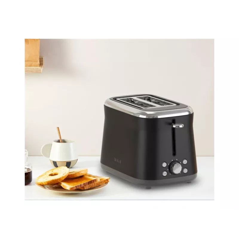 TEFAL Skrudintuvas TT7208E0 Collection Retro 850 W 2 Angos Nerūdijantis Plienas Juodas