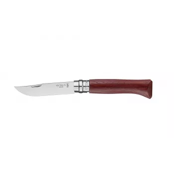 Opinel kišeninis peilis Nr. 08 su paduko medienos rankena