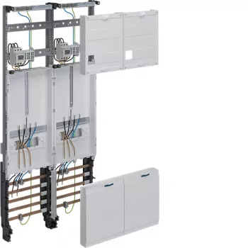 Hager ZK33X3T Pilnas skaitiklių skydo laukas 1050mm 2 skaitiklių vietos 2 skirstymo laukai NRW SH MV N-Sachsen