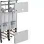 Hager ZK33X3T Pilnas skaitiklių skydo laukas 1050mm 2 skaitiklių vietos 2 skirstymo laukai NRW SH MV N-Sachsen