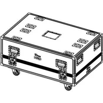 NEXO IDT-2CASE312 Flight Case for 2x NEXO IDS312 Subwooferių
