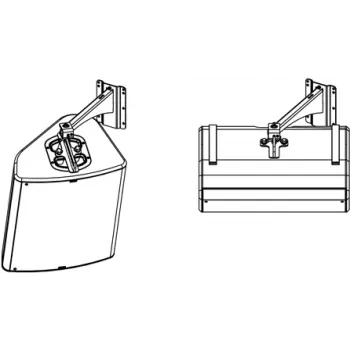 NEXO VNI-WM380 Sieninis laikiklis NEXO P15 garsiakalbiui, 380 mm, komplekte 2 vnt.