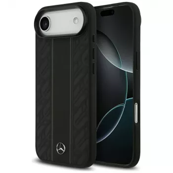 Mercedes-Benz odinis Laurel Leaves Stripes MagSafe dėklas iPhone Air, juodas