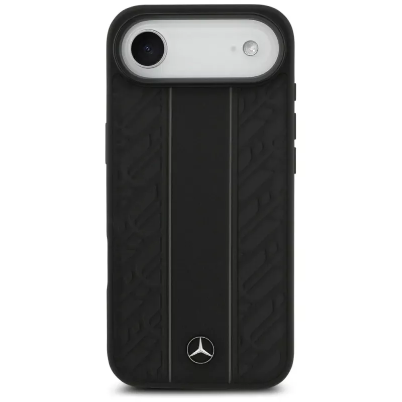 Mercedes-Benz odinis Laurel Leaves Stripes MagSafe dėklas iPhone Air, juodas