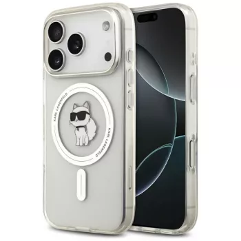 Karl Lagerfeld IML Choupette MagSafe Case, skaidrus, skirtas Apple iPhone 17 Pro Max