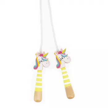 Janod Applepop Unicorn šokdynė su medinėmis rankenomis 3+