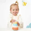 Janod Pure Wooden Stacking Pyramid Nesting Blocks 5 Pieces 12m+
