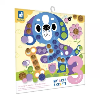 Janod My Arts & Crafts 3+ Round Mosaics Creative Set
