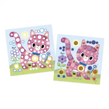 Janod My Arts & Crafts 3+ Round Mosaics Creative Set