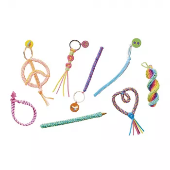 Janod Kūrybinis rinkinys Scoubidou Filofun Ornaments 7+