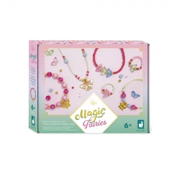 Janod Magic Fairies Butterfly Papuošalų Gaminimo Rinkinys 6+