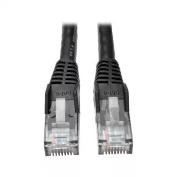Tripp 25ft Cat6 Gigabit Snagless Molded Patch Cable RJ45 M/M Black