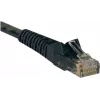 Tripp 25ft Cat6 Gigabit Snagless Molded Patch Cable RJ45 M/M Black