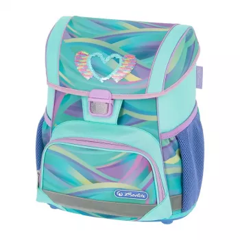 Herlitz Loop Plus Minty Love mokyklinė kuprinė su komplektu