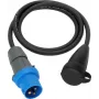 Brennenstuhl CEE Adapter Cable 230V 16A 1,5m Schuko Coupling IP44 Black/Blue