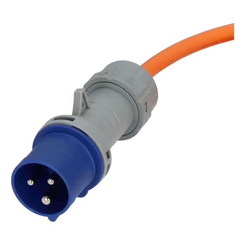 Brennenstuhl 1167650303 stovyklavimo CEE ilginamasis kabelis, mėlynas, juodas, pilkas, oranžinis, 3 m, H07RN-F 3G 2.5 mm²