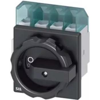 Siemens 3LD22031TL51 Pagrindinis Jungiklis 4 Poliai 32A 400V 11.5kW Priekinis Montavimas 4 Skylės