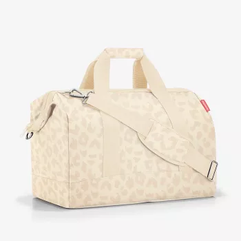 Reisenthel Allrounder L Leo Vanilla kelioninis krepšys 30L, vandeniui atsparus, 48x39.5x29cm
