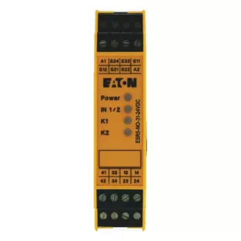 Eaton Safety Relay ESR5-NO-31-24VDC 24 V DC 3 NO + 1 NC Screw Terminals DIN Rail