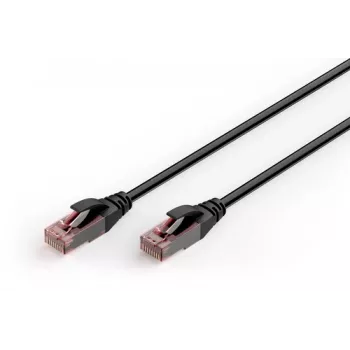 DIGITUS CAT 6 U-UTP Outdoor Patch Cable, Cu, PE, 10 m, Juoda