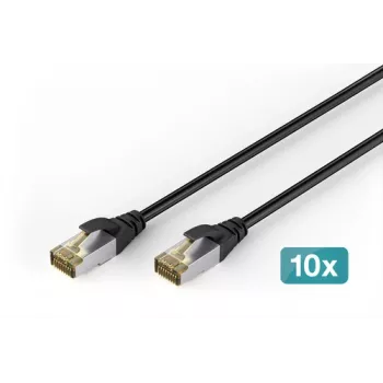 DIGITUS CAT 6A S-FTP Outdoor Patch Cable, Cu, PE, 10 vnt.