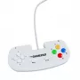 Retro Games The Gamepad White - Wired USB Gamepad for PC, Mac, ZX Spectrum, THEC64, THEA500 Mini - Digital D-Pad, 10 Buttons, 1,8m Cable