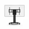 Kindermann DisplayLift² Mobile X-Fuss elektrinis motorizuotas televizoriaus stovas 42-98 colių ekranams, 150 kg keliamoji galia, juoda/sidabrinė