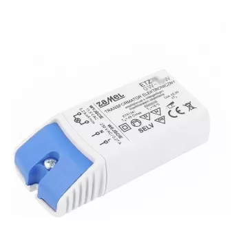 Scharnberger 58491 12V AC 0-60W elektroninis transformatorius halogeninėms ar LED lempoms, 71,5x35x23,5mm