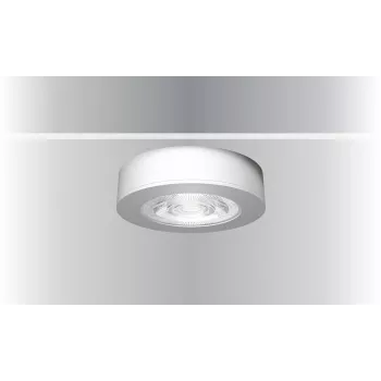 SYNERGY21 LED įleidžiamas lubinis prožektorius Helios Black, apvalus, su paviršinio montavimo rėmu (S21-LED-ME008)