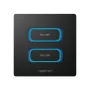 MIBOXER ESW2B 2-Gang Smart Switch LED nuotolinio valdymo pultas su WiFi ir 2,4GHz judesio jutikliu bei reguliavimu